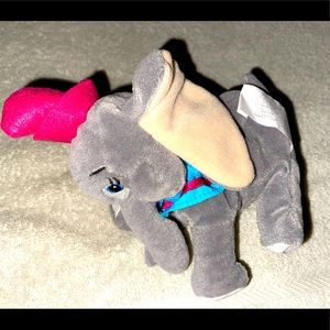 ✨3 FOR $18✨ MIX & MATCH…”DISNEY STORE” DUMBO 8” MINI BEANIE, NEW WITH TAGS